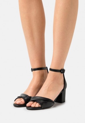 Sandale Anna Field Kozene Sandals Damske Čierne | 365-MZUKFE