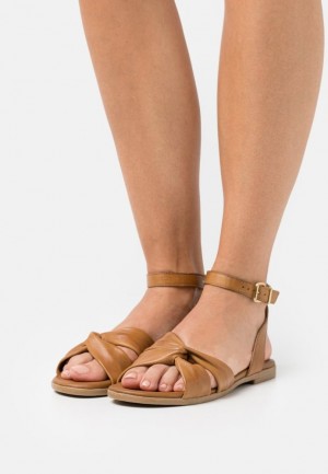 Sandale Anna Field Kozene Sandals Damske Hnede | 143-ZHLDRY