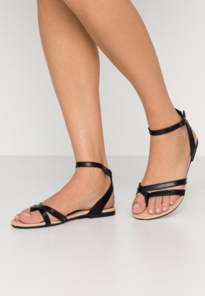 Sandale Anna Field Kozene T Bar Sandals Damske Čierne | 317-LENIGA