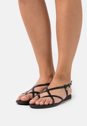 Sandale Anna Field Kozene T Bar Sandals Damske Čierne | 725-OSHUJB