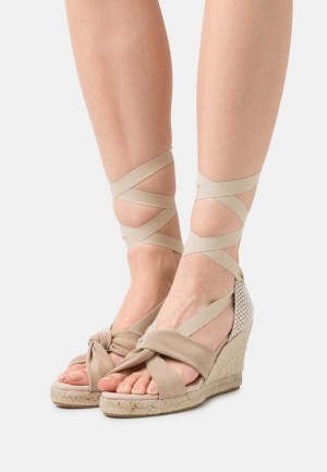 Sandale Anna Field Kozene Wedge Sandals Damske Svetlo Ruzove | 130-YEFRTA