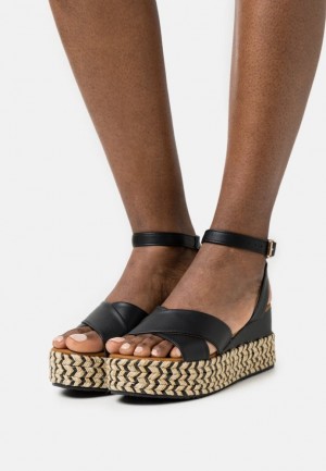 Sandale Anna Field Platforme Sandals Damske Čierne | 047-BYPFEQ