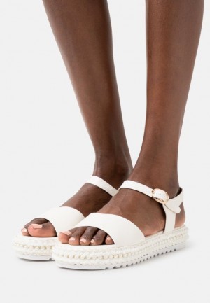 Sandale Anna Field Platforme Sandals Damske Biele | 863-NXKUJL