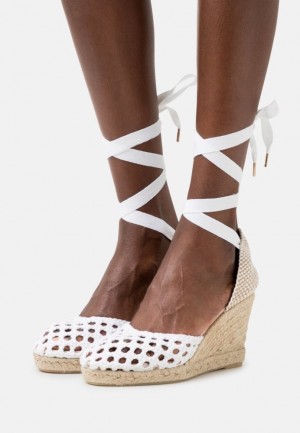Sandale Anna Field Platforme Sandals Damske Biele | 631-XEJYKT