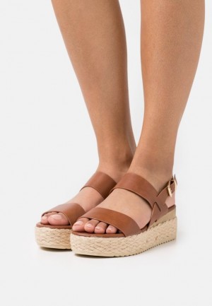 Sandale Anna Field Pohodlie Espadrilles Damske Hnede | 531-MWBLEQ