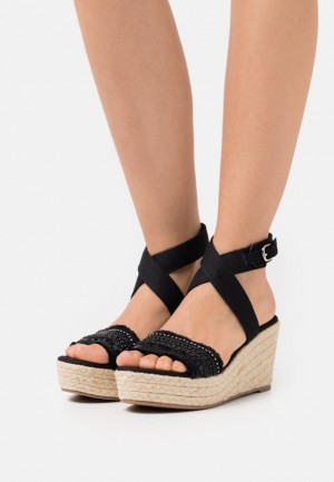 Sandale Anna Field Pohodlie High Na Podpatku Sandals Damske Čierne | 569-CTEYHB