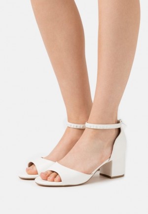 Sandale Anna Field Sandals Damske Biele | 632-PLBKXJ