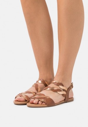 Sandale Anna Field Sandals Damske Hnede | 106-HGTLQK