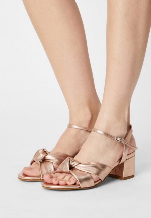 Sandale Anna Field Sandals Damske Ruzove Zlate | 428-DJQSGI