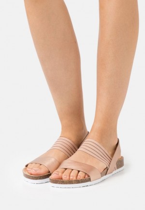 Sandale Anna Field Sandals Damske Ruzove Zlate | 938-JDBTQS