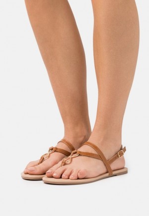Sandale Anna Field T Bar Sandals Damske Hnede | 107-ZHDGTW