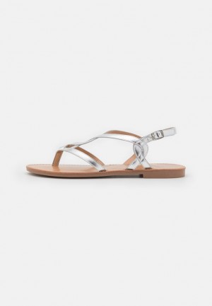 Sandale Anna Field T Bar Sandals Damske Strieborne | 054-COQRIU
