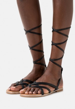 Sandale Anna Field T Bar Sandals Damske Čierne | 708-RFOTVD