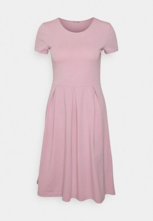 Saty Anna Field Jersey Saty Damske Ruzove | 492-FQVCYX