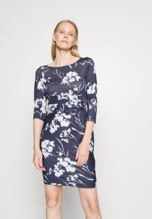 Saty Anna Field Jersey Saty Damske Tmavo Modre | 486-TPQANM