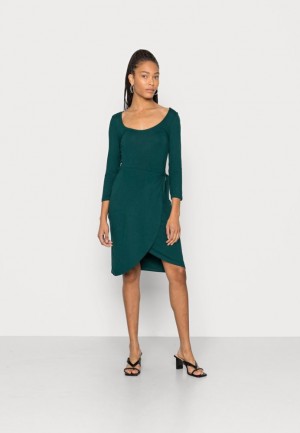 Saty Anna Field Jersey Saty Damske Tmavo Zelene | 367-XIEPQT