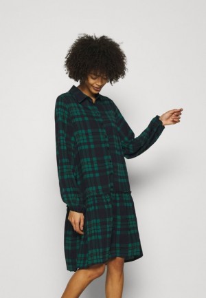 Saty Anna Field Oversized Shirt Saty Damske Zelene | 402-QTRZNJ