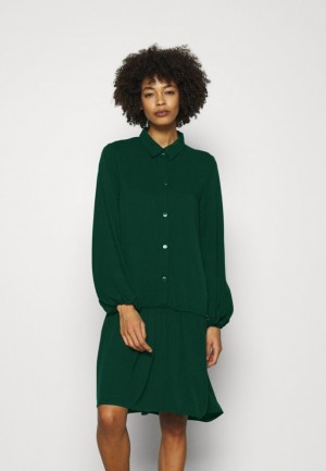 Saty Anna Field Oversized Shirt Saty Damske Hnedožltý | 587-FLCSGE