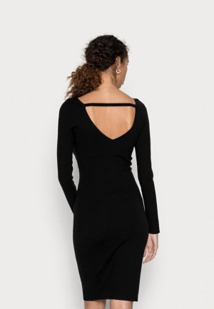 Saty Anna Field Remienkove Open Back Mini Saty Jumper Saty Damske Čierne | 309-LTSOAZ