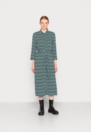Saty Anna Field Shirt Saty Damske Zelene | 680-HYDCWB
