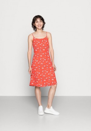 Saty Anna Field Strappa Fit And Flare Day Saty Damske Červené | 842-TOXIAM