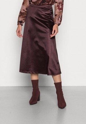 Sukna Anna Field A Line Skirt Damske Tmavo Hnede | 824-JDTBGC