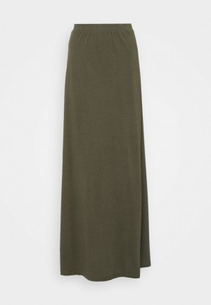 Sukna Anna Field Maxi Skirt Damske Tmavo Zelene | 392-MUHWOY