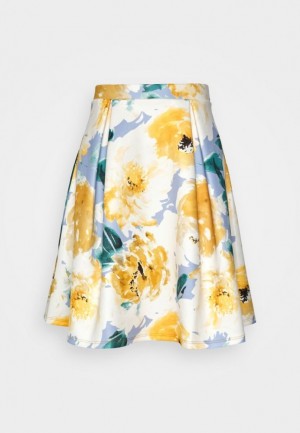 Sukna Anna Field Plisované Skirt Damske Biele | 845-BNYCUW