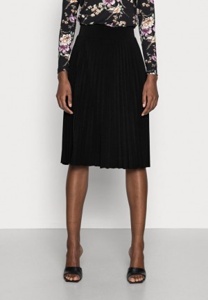 Sukna Anna Field Plisse A Line Mini Skirt A Line Skirt Damske Čierne | 084-UBXWHC
