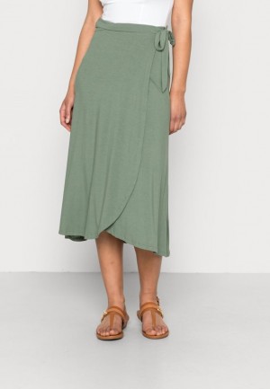Sukna Anna Field Wrap Skirt Damske Svetlo Zelene | 834-NIPACG