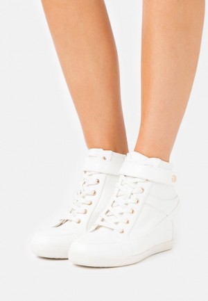 Tenisky Anna Field Bootie High Top Trainers Damske Biele | 398-FIKRWC