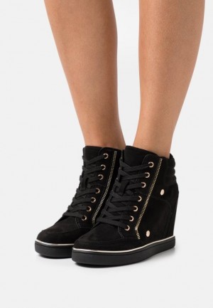 Tenisky Anna Field Bootie High Top Trainers Damske Čierne | 047-ECXTZI