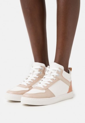 Tenisky Anna Field High Top Trainers Damske Biele | 014-UZGWQO