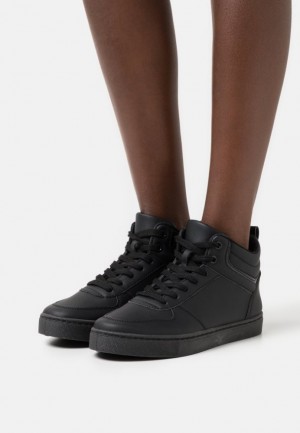 Tenisky Anna Field High Top Trainers Damske Čierne | 769-VOSWKQ