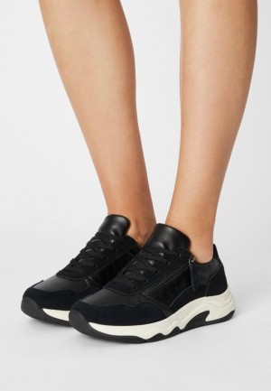 Tenisky Anna Field Kozene Trainers Damske Čierne | 823-KFLJHM