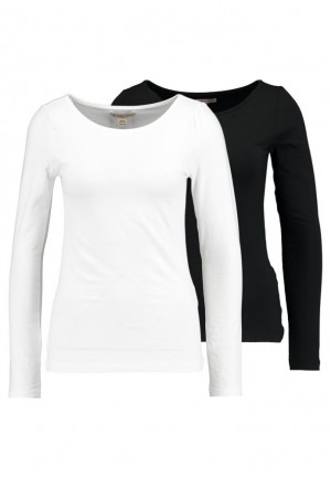 Tricko Anna Field 2 Pack Long Sleeved Top Damske Čierne | 307-MTNHFD