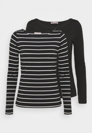 Tricko Anna Field 2 Pack Long Sleeved Top Damske Čierne | 028-CYOHBL