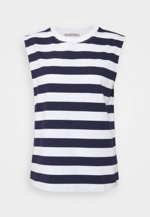 Tricko Anna Field Basic T Shirt Damske Biele | 278-EOTZJV