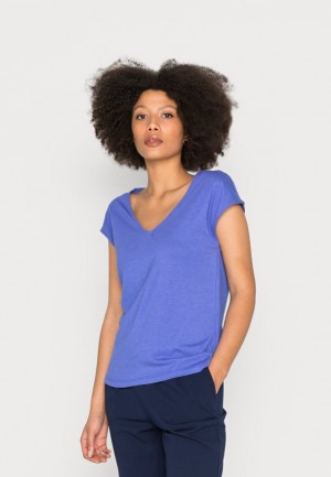 Tricko Anna Field Basic T Shirt Damske Kráľovská Modrá Modre | 350-DUJLKB