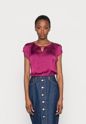 Tricko Anna Field Basic T Shirt Damske Nachový | 278-QPRCXW