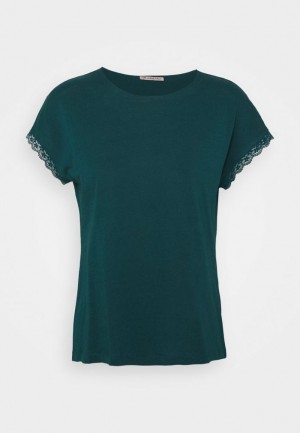 Tricko Anna Field Basic T Shirt Damske Tyrkysové | 608-HGVROP