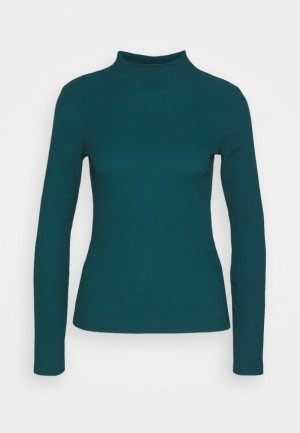 Tricko Anna Field Long Sleeved Top Damske Tyrkysové | 560-XQFNZO