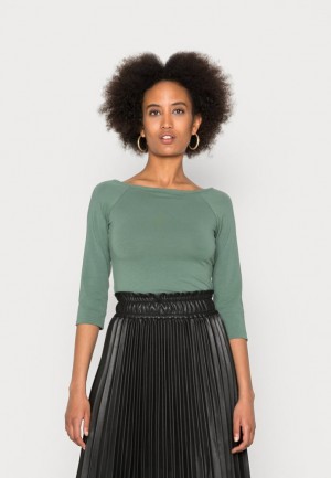 Tricko Anna Field Long Sleeved Top Damske Svetlo Zelene | 476-UYAILP