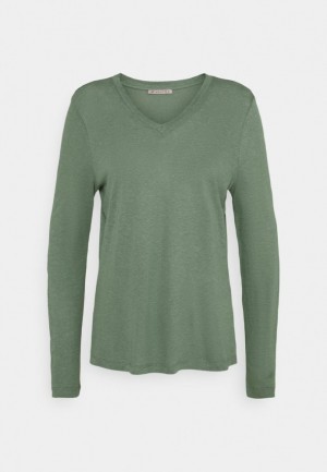 Tricko Anna Field Long Sleeved Top Damske Svetlo Zelene | 389-JAMNDT
