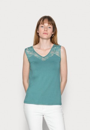 Tricko Anna Field Tank Top Damske Svetlo Modre | 471-MREFTN