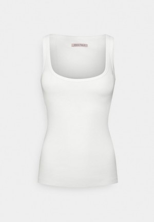 Tricko Anna Field Top Damske Biele | 032-RLCGSH