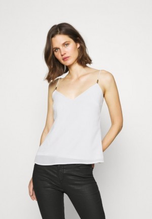 Tricko Anna Field Top Damske Biele | 258-PSDVIN