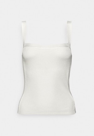 Tricko Anna Field Top Damske Biele | 563-NMZUFP