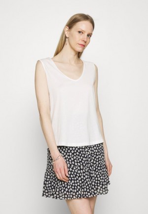 Tricko Anna Field Top Damske Biele | 927-CUFBSI