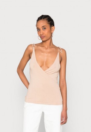 Tricko Anna Field Top Damske Hnede | 046-AMFGBP